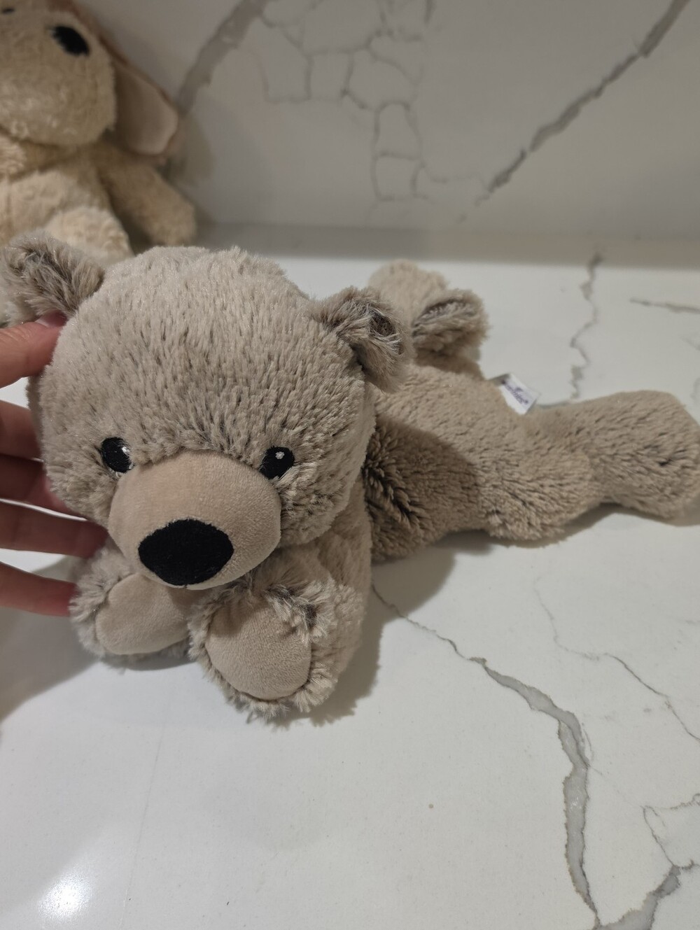 Warmies Gray Bear Plush Stuffed Animal Soft Microwaveable Lavender Scented Toy